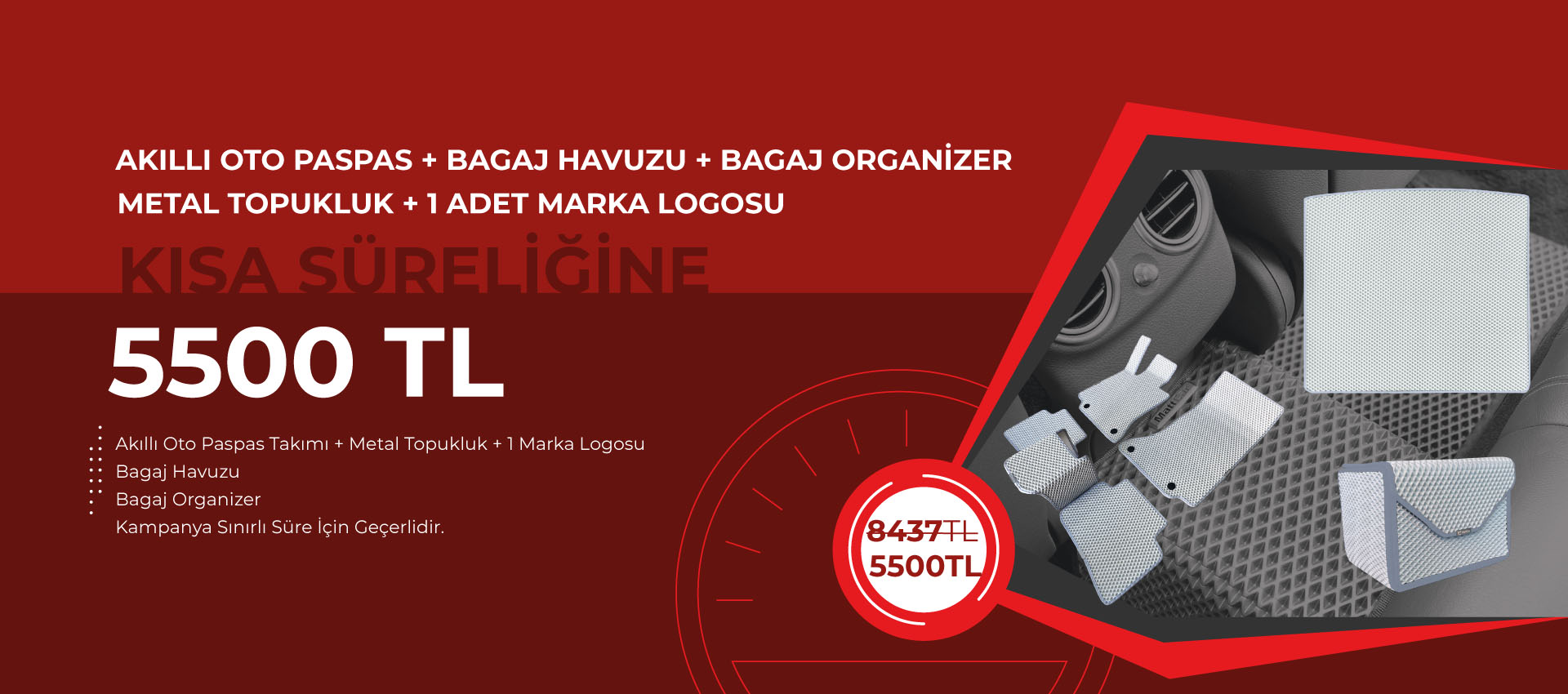 MattCar Eva Paspas, Premium Araç Konfor Paketi